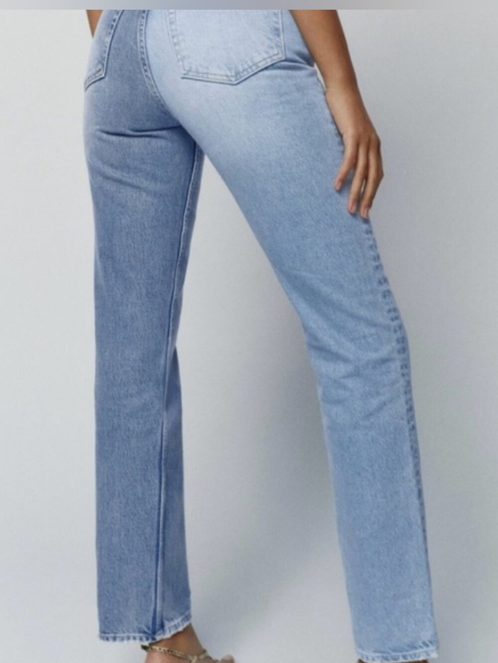 NWT Reformation Cynthia High Rise Two Tone Jeans